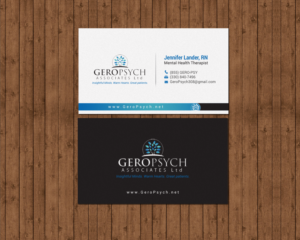 Diseño de Tarjeta de Presentación por chandrayaan.creative para GeroPsych Associates, Ltd | Diseño: #15940226