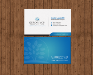Diseño de Tarjeta de Presentación por chandrayaan.creative para GeroPsych Associates, Ltd | Diseño: #15940322
