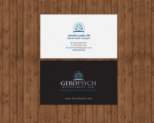 Diseño de Tarjeta de Presentación por chandrayaan.creative para GeroPsych Associates, Ltd | Diseño: #15940342