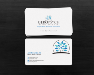 Diseño de Tarjeta de Presentación por chandrayaan.creative para GeroPsych Associates, Ltd | Diseño: #15940401