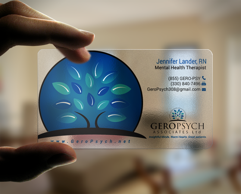 Business Card Design by chandrayaan.creative for GeroPsych Associates, Ltd | Design #15940429