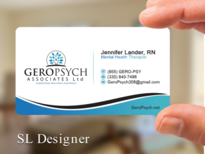 Business Card Design by SL Designer for GeroPsych Associates, Ltd | Design: #15937249