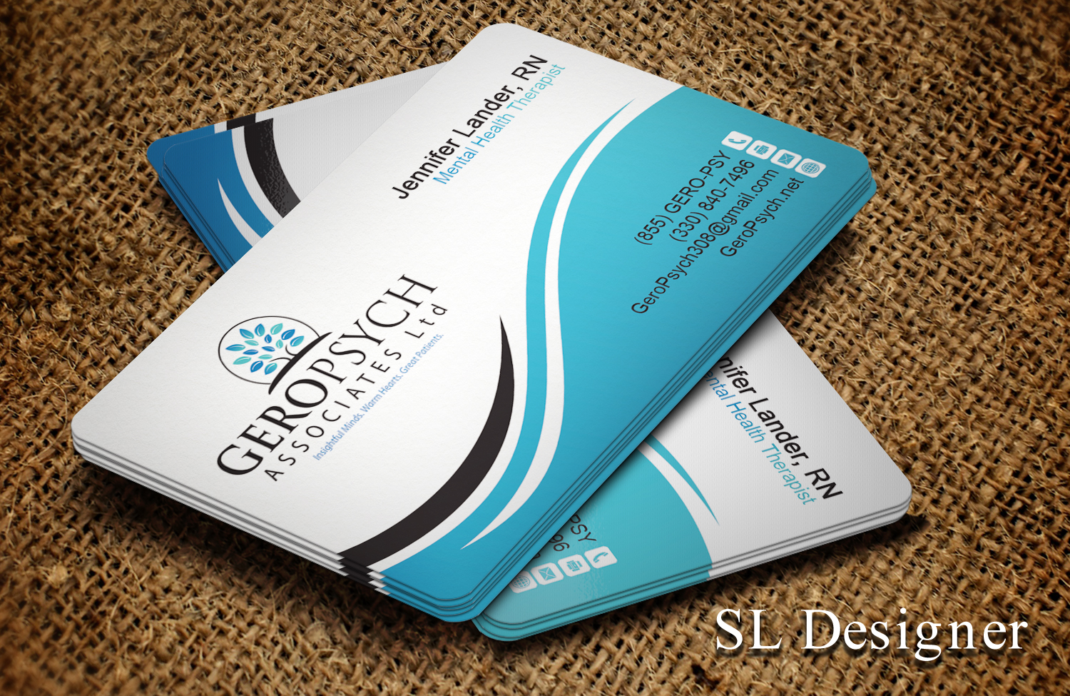 Business Card Design by SL Designer for GeroPsych Associates, Ltd | Design #15937255