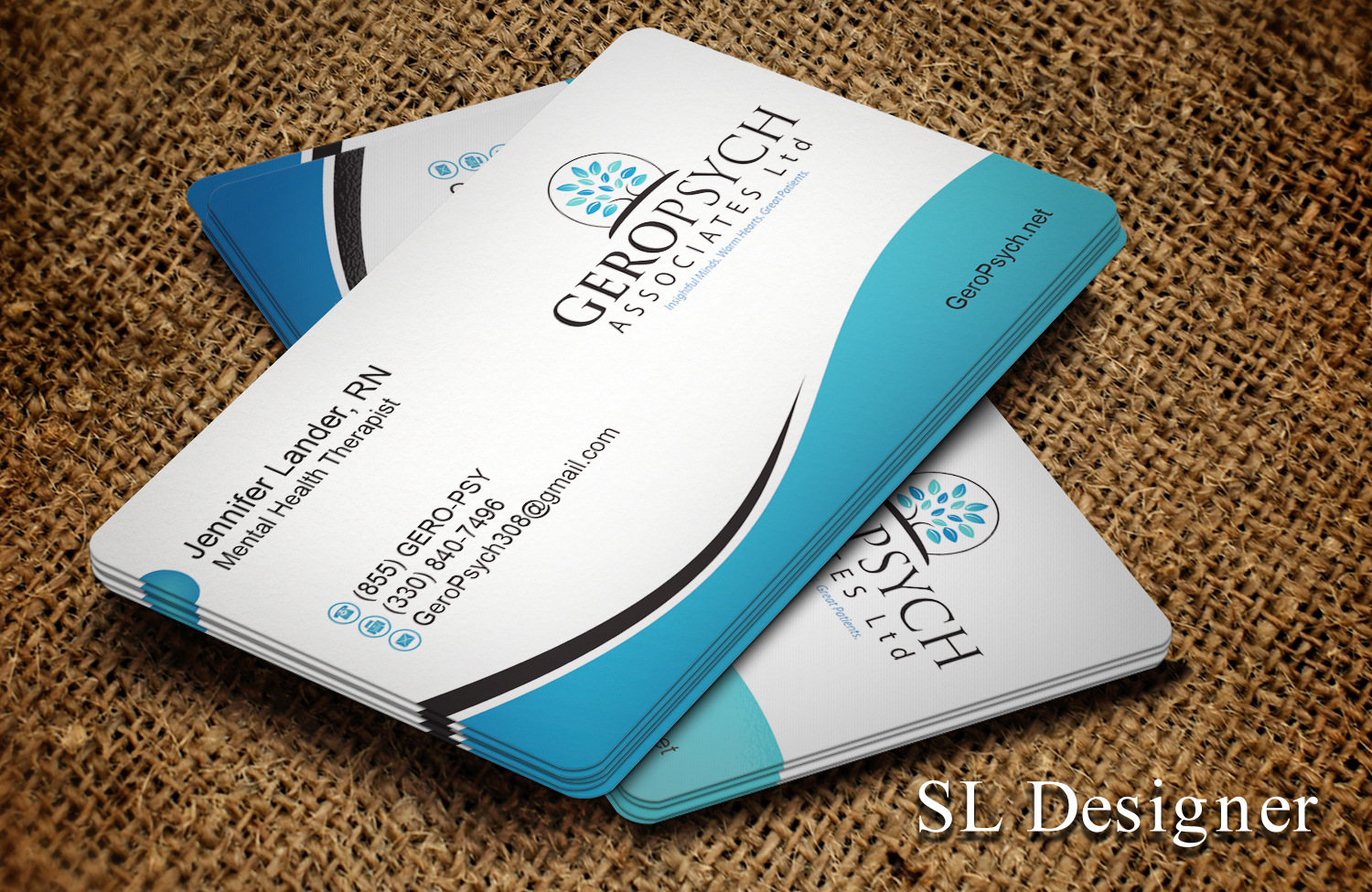 Business Card Design by SL Designer for GeroPsych Associates, Ltd | Design #15937406
