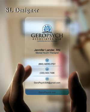 Business Card Design by SL Designer for GeroPsych Associates, Ltd | Design: #15937410