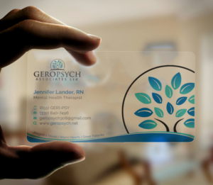 Visitenkarten-Design von Graphic Flame für GeroPsych Associates, Ltd | Design: #15950798