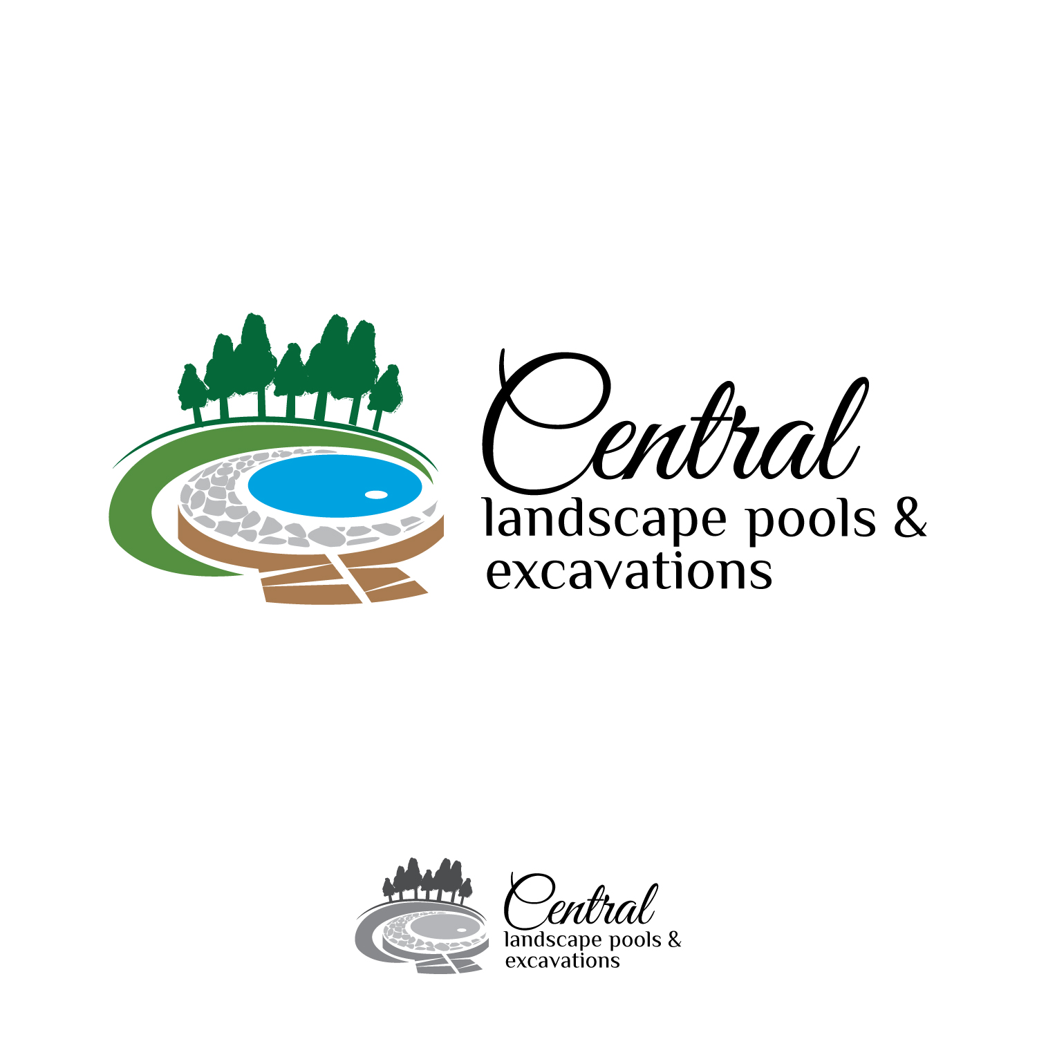 Logo Design by concepts for central landscape  | Design #23606187
