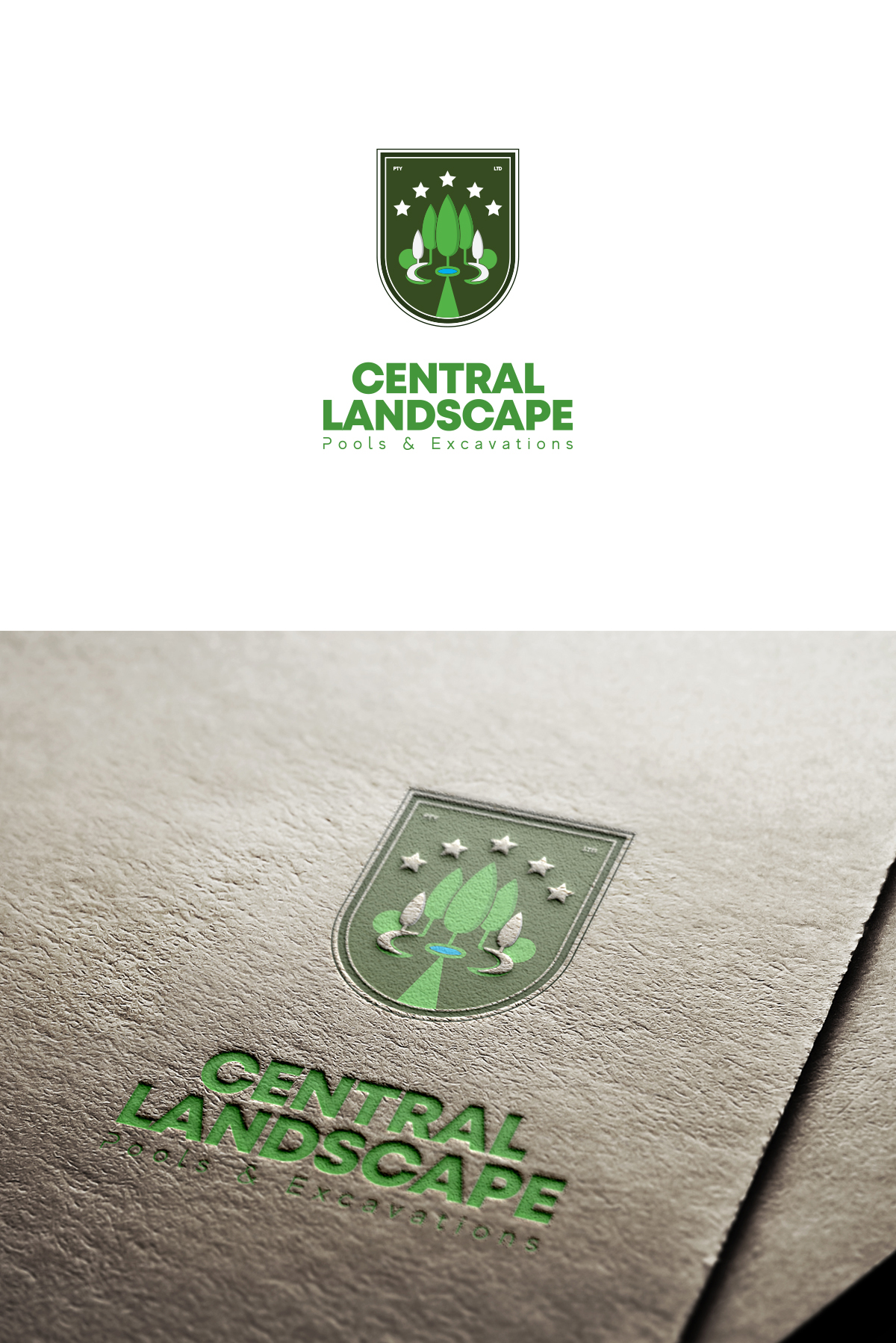 Logo Design by Fa.Nik for central landscape  | Design #23598381