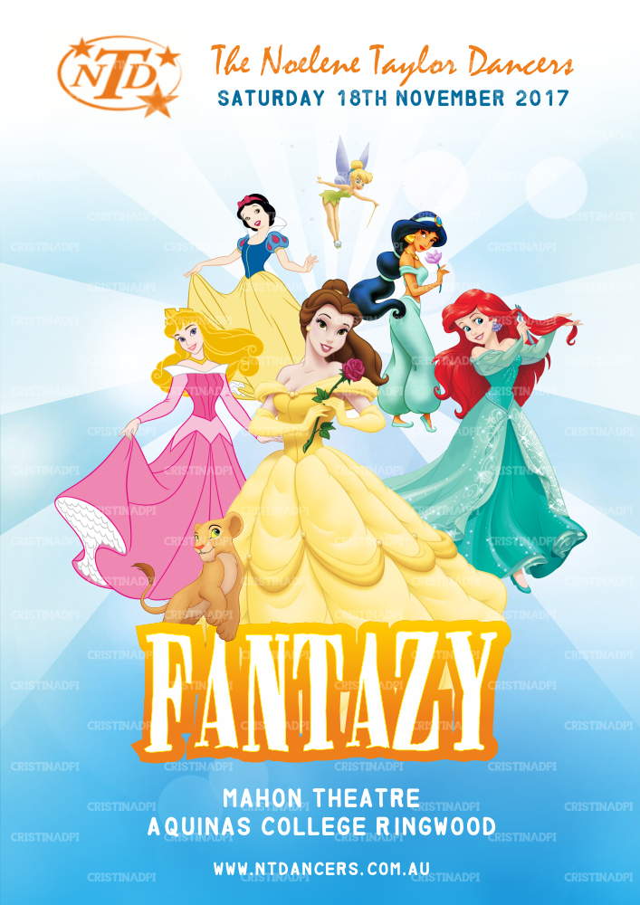 Poster Design by cristinaDPI for The Noelene Taylor Dancers | Design #15956678