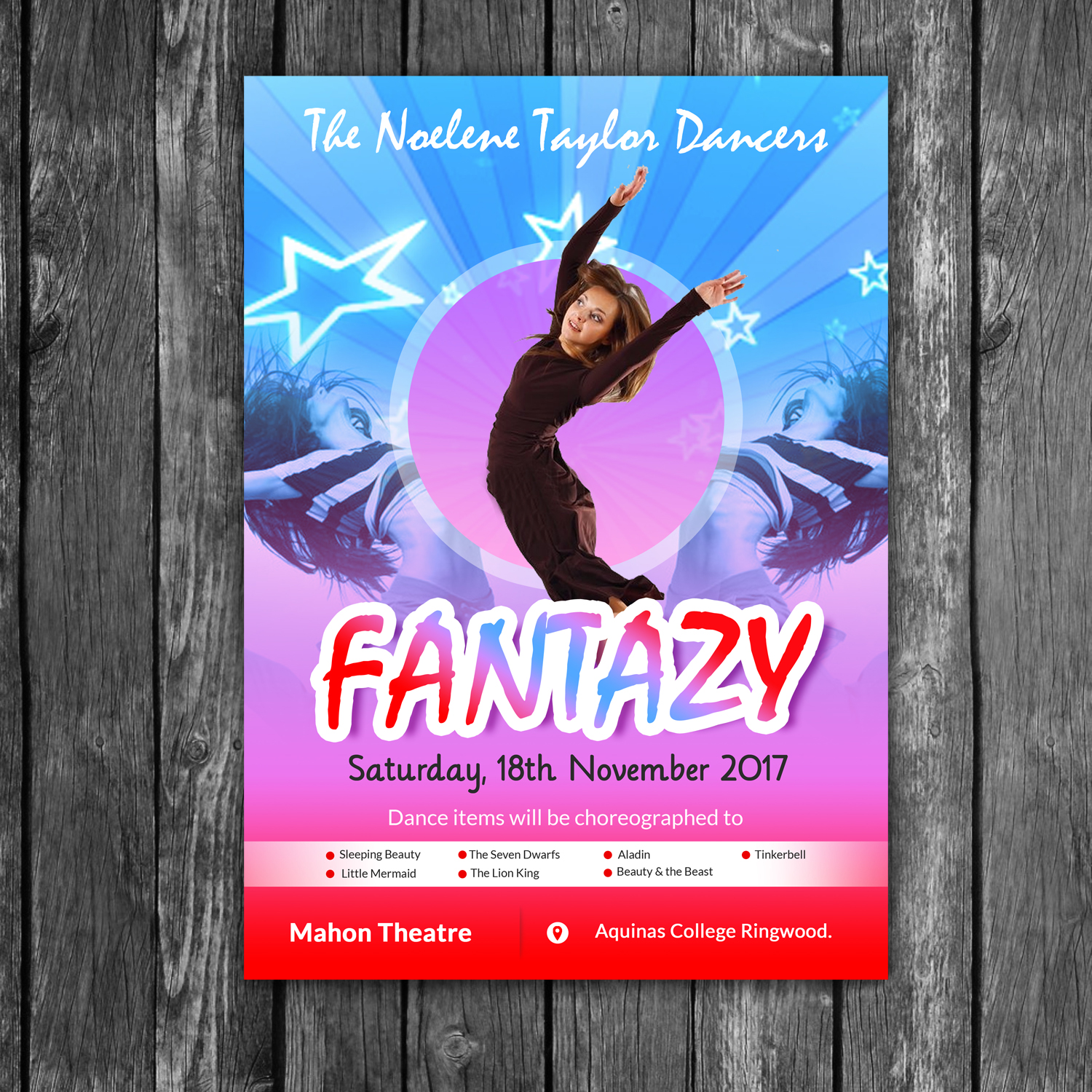 Diseño de Póster por creative.bugs para The Noelene Taylor Dancers | Diseño #15988369