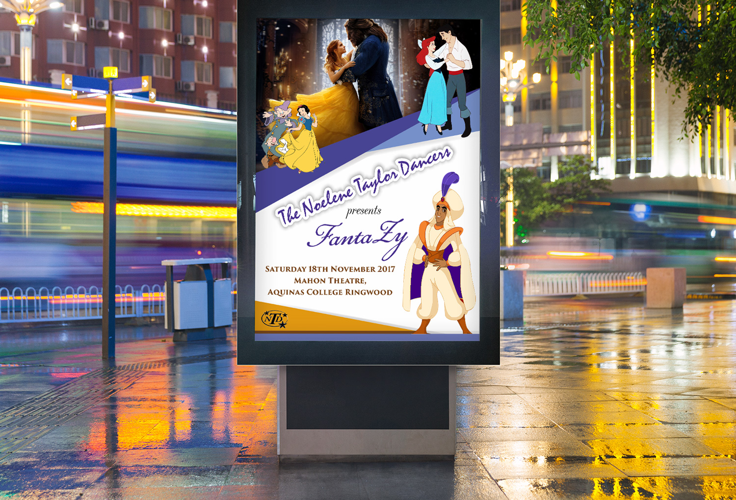 Poster Design by Petter Goms for The Noelene Taylor Dancers | Design #16058060