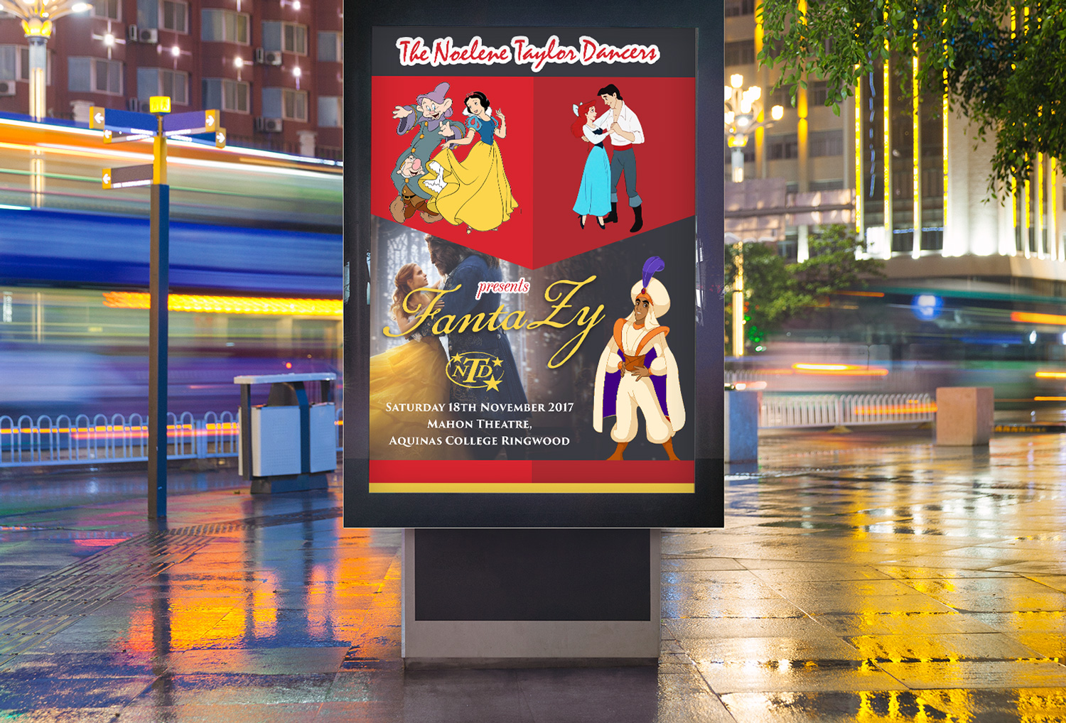 Poster Design by Petter Goms for The Noelene Taylor Dancers | Design #16058246