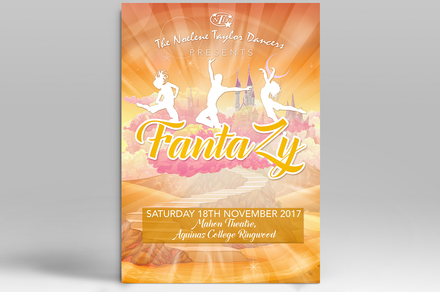 Poster Design by Luniere Designs for The Noelene Taylor Dancers | Design #16068033