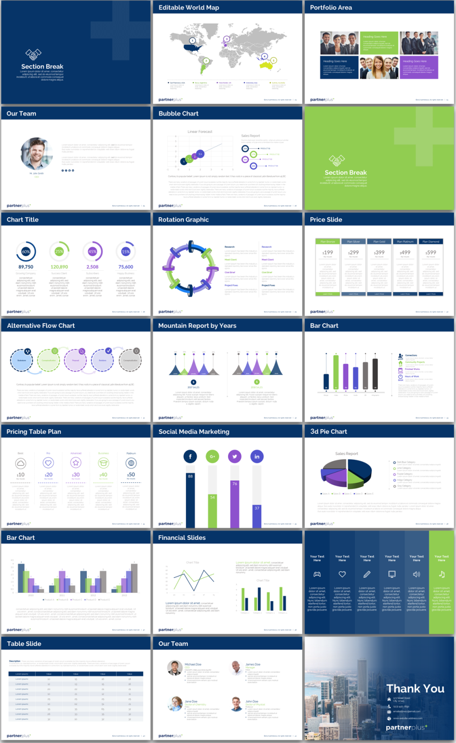 PowerPoint Design by Imazing for Partnerplus+ | Design #15985365