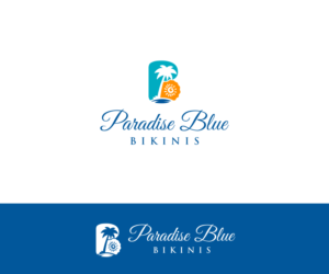 Paradise Blue Bikinis | Design de Logo par VGB