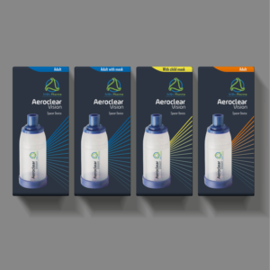 Spacer for Aerosol design - Aeroclear Vision Spacer | Design Emballage par Sofya Obozkurt