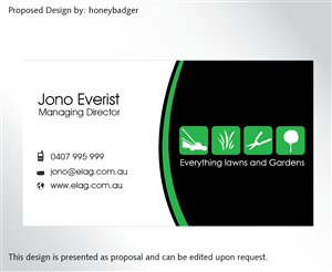 Business Card Design by rustee