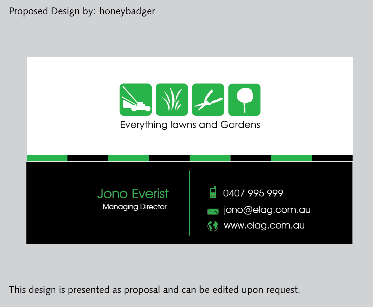 Business Card Design by rustee for this project | Design #2656622