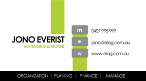 Business Card Design by JulySprite