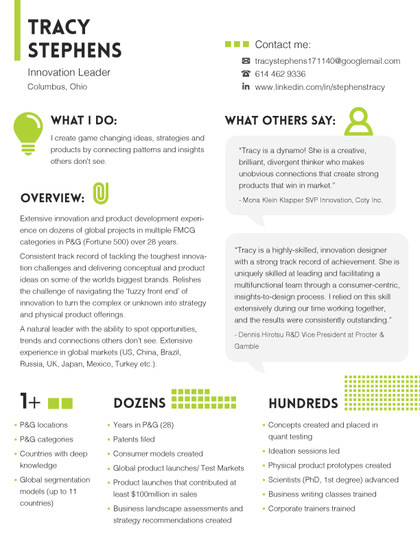 Resume Design by patestevao for this project | Design #15978198