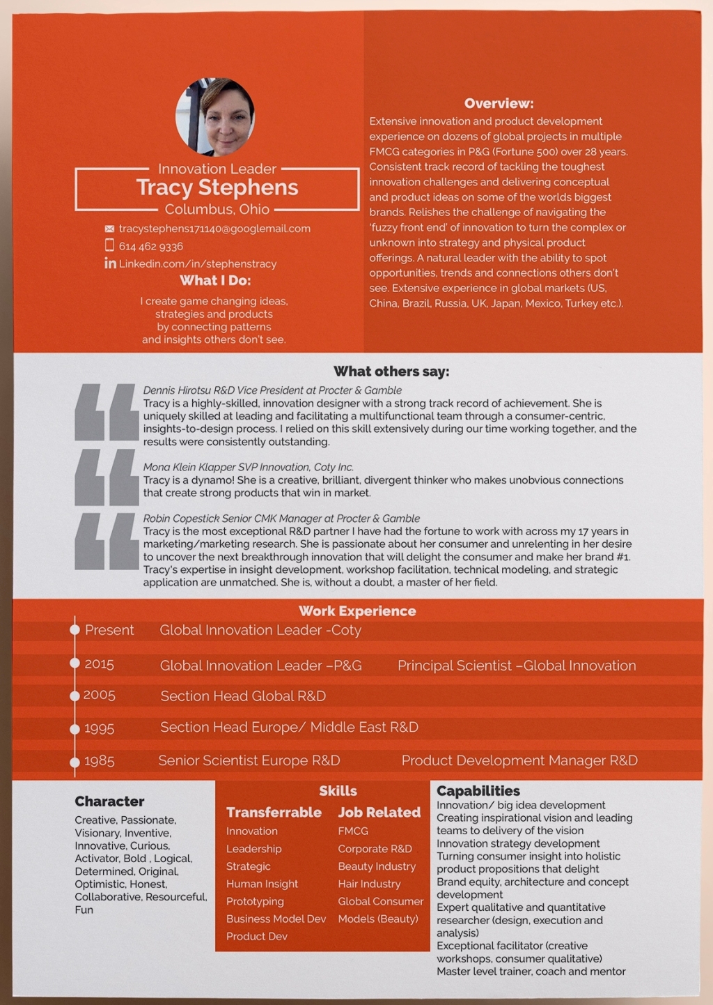 Resume Design by samwagura for this project | Design #15986759