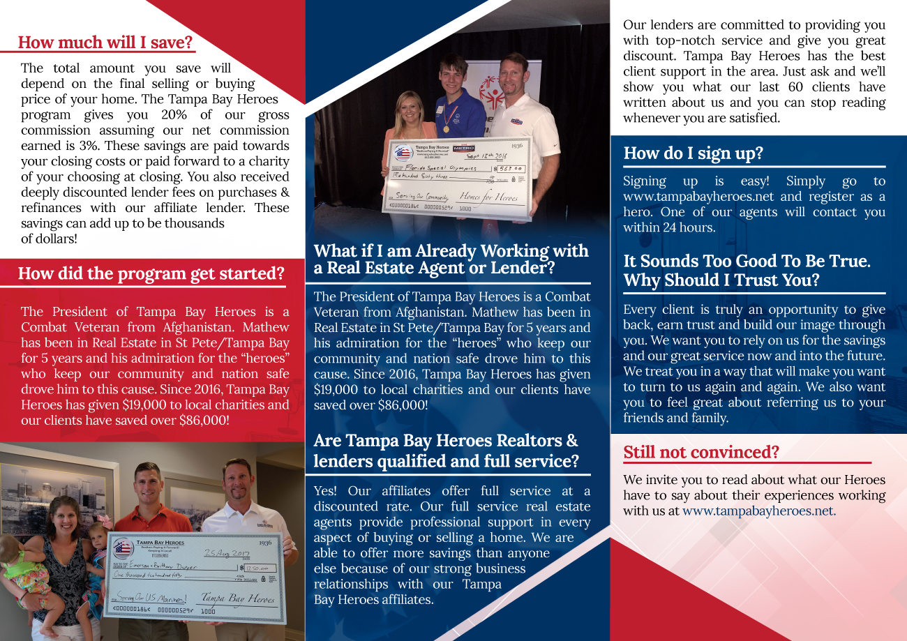 Flyer Design by Impressive Solutions for Tampa Bay Heroes | Design #16182972