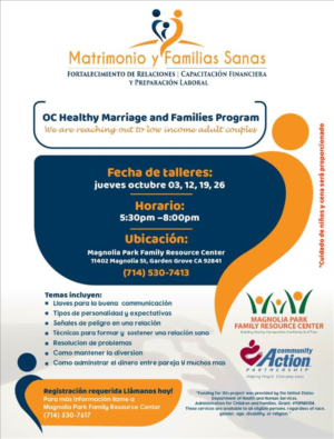 OC Healthy Marriage and Families Program  | Flyer Design by vcreatived