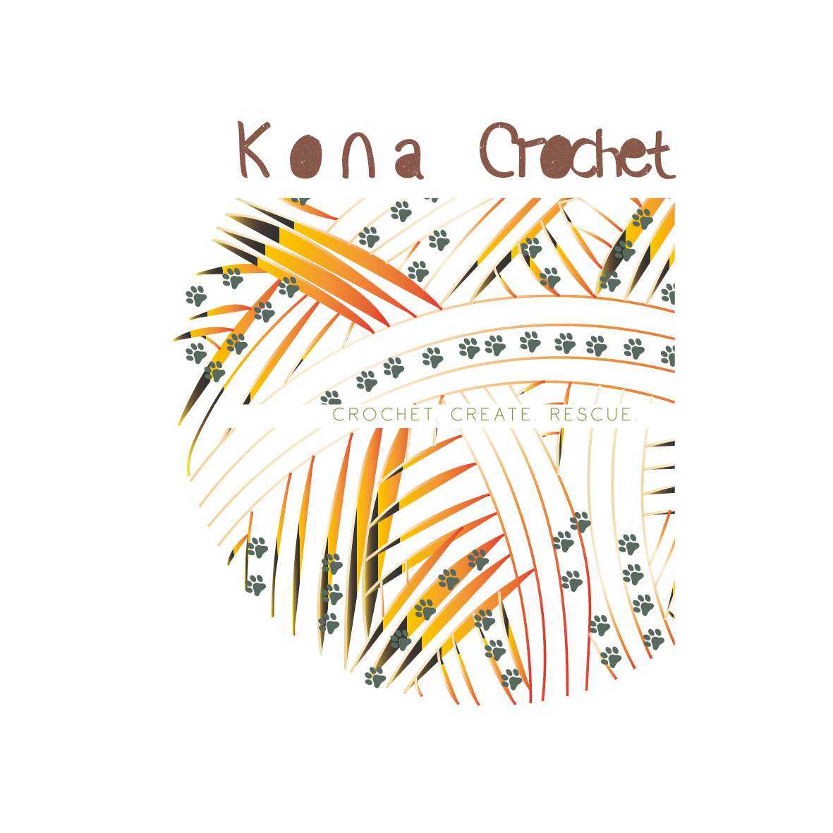 Logo Design by andreadomokos90 for Kona Crochet | Design #16077391