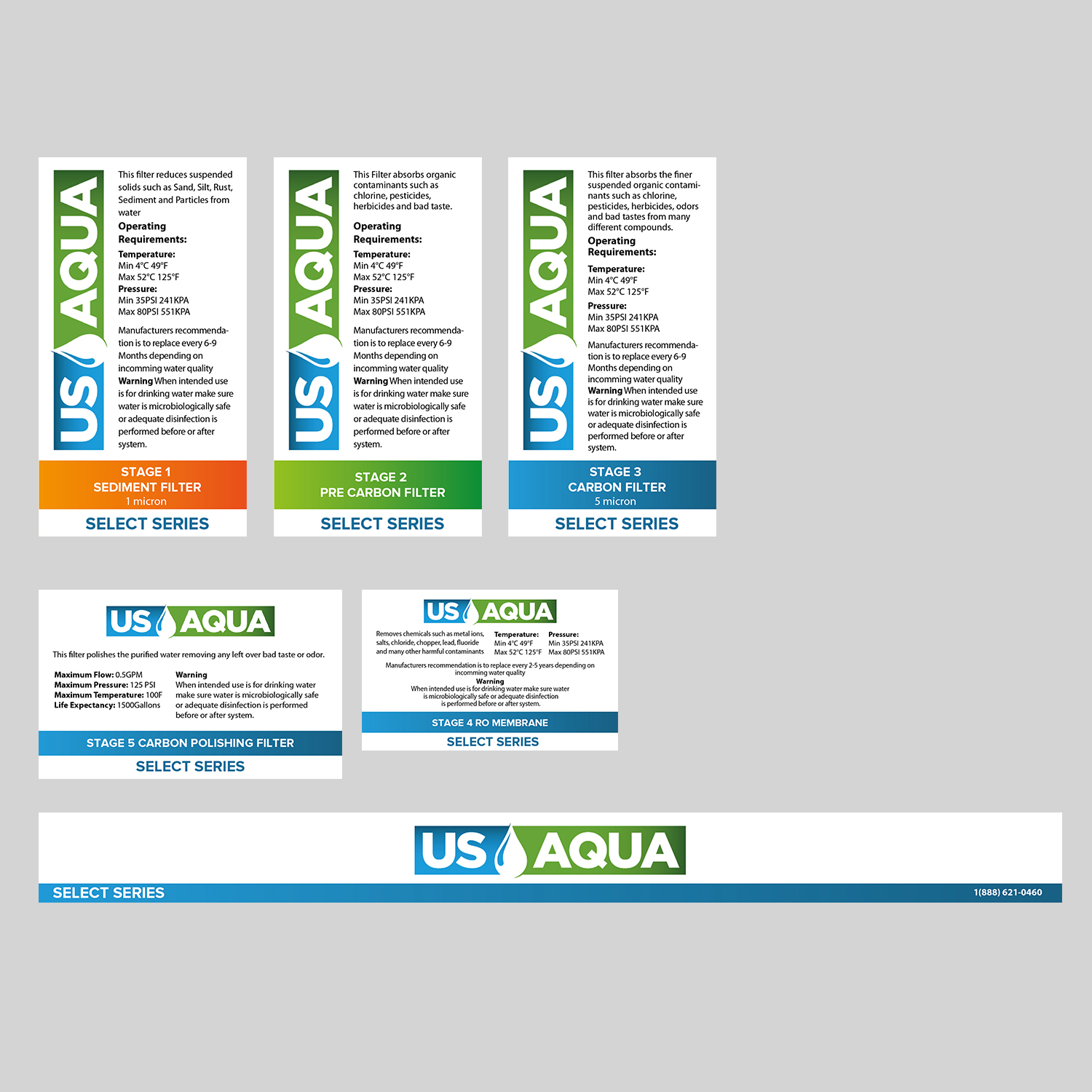 Packaging Design by Sofya Obozkurt for US Aqua | Design #15968764