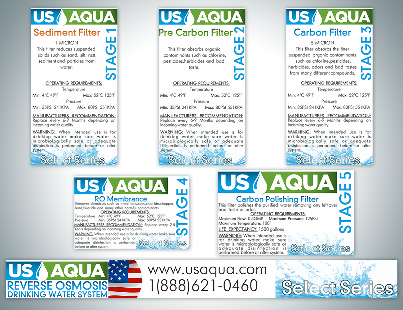 Packaging Design by Lezette_G for US Aqua | Design #15971533