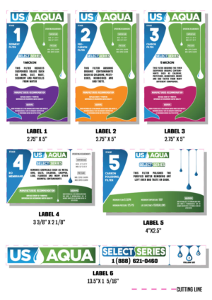 Design Emballage par Krokis by KMCad pour US Aqua | Design : #15993857
