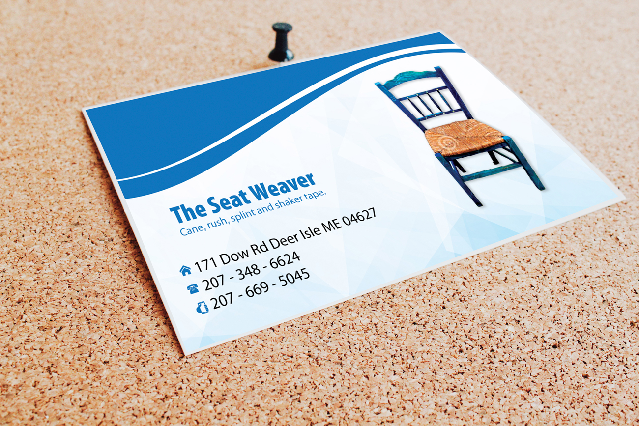 Business Card Design by Impressive Solutions for The Seat Weaver | Design #15949996