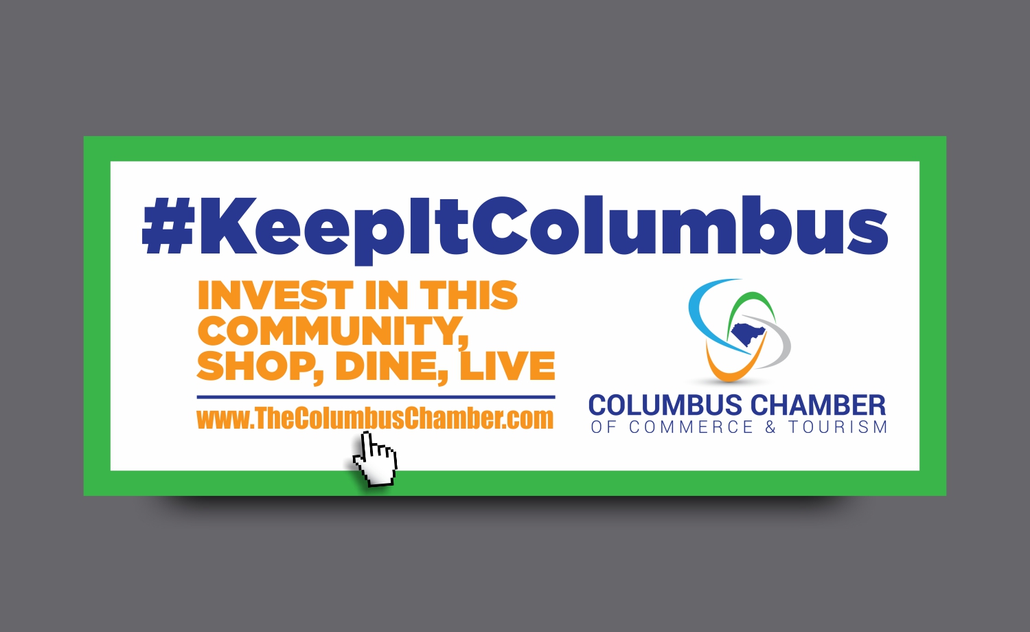 Werbetafel-Design von V3 für Columbus Chamber of Commerce and Tourism | Design #15975835