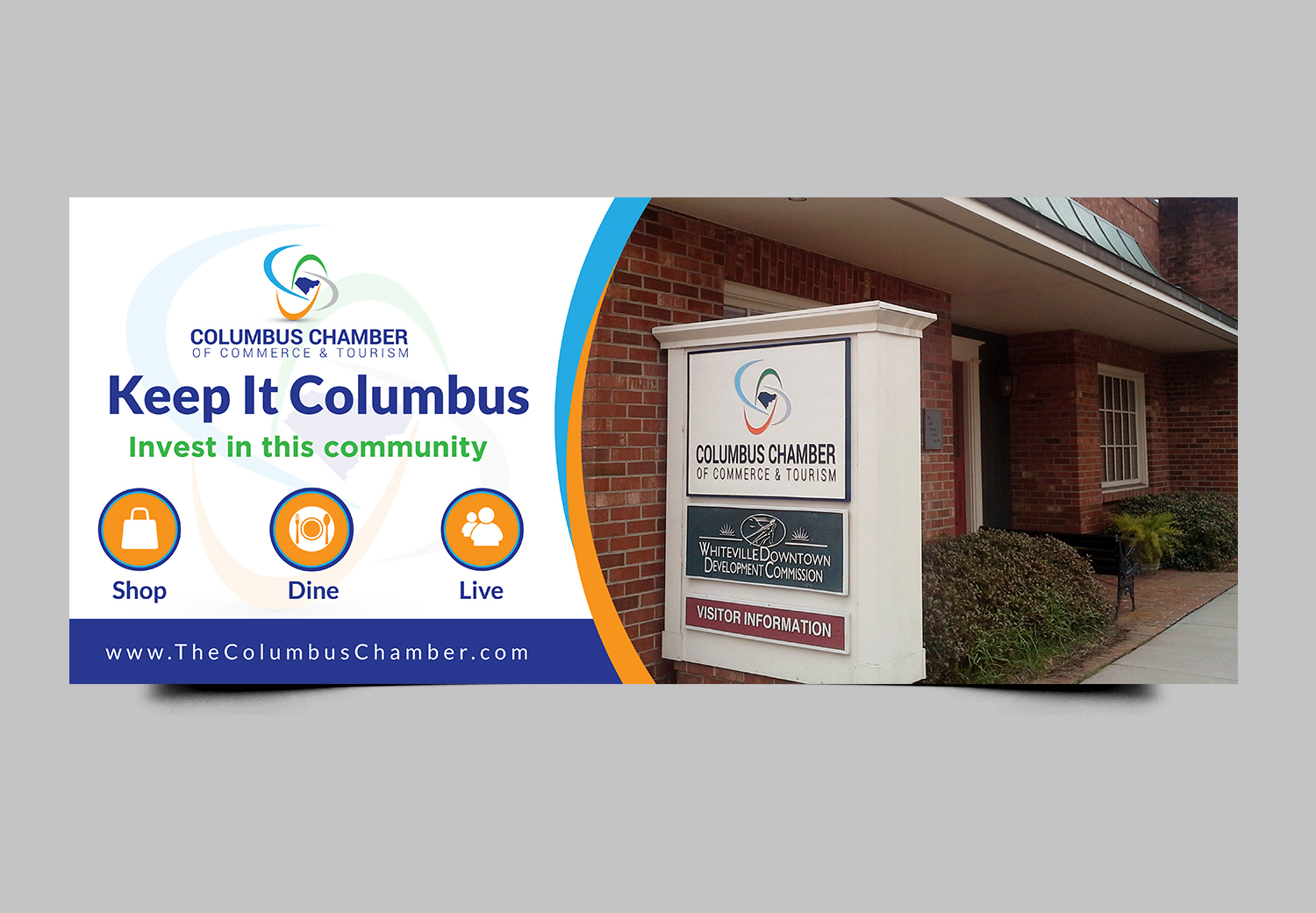 Billboard Design by aspiremedia for Columbus Chamber of Commerce and Tourism | Design #15971384