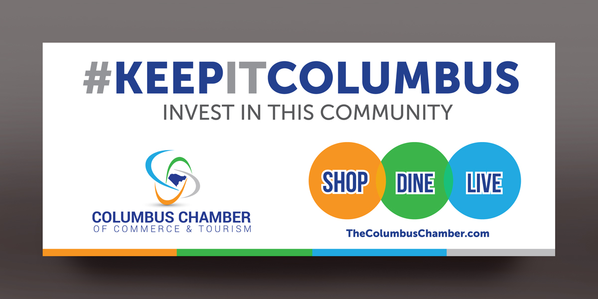 Werbetafel-Design von rkailas für Columbus Chamber of Commerce and Tourism | Design #15997519