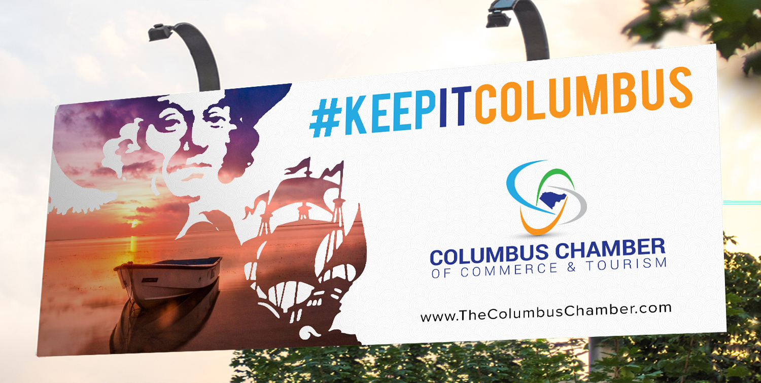 Billboard Design by SAI DESIGNS for Columbus Chamber of Commerce and Tourism | Design #15964993