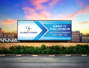 Design de Panneau par Petter Goms pour Columbus Chamber of Commerce and Tourism | Design : #15958907