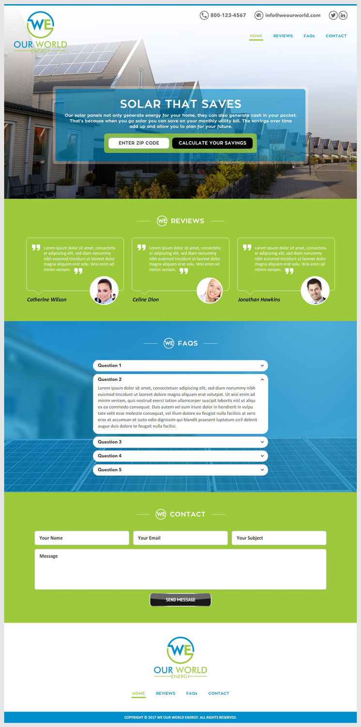 Web Design by -Marc- for this project | Design #16056166