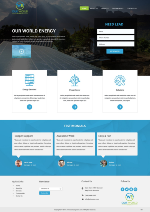 Web Design by pb for this project | Design: #15959929