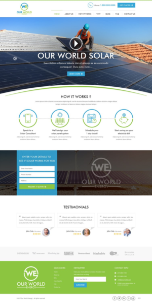 Web Design by pb for this project | Design: #15959939