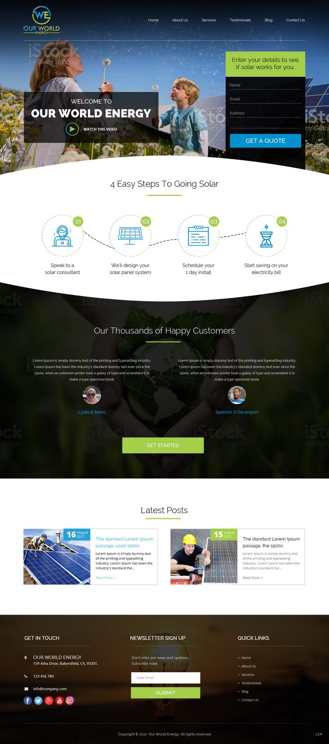 Web Design by pb for this project | Design: #15959941