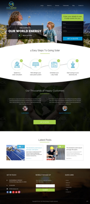 Web Design by pb for this project | Design: #15959941
