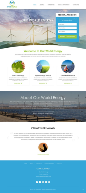 Web Design by pb for this project | Design: #15959948