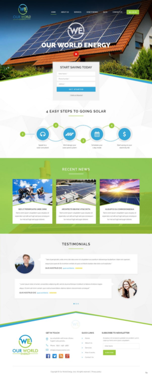 Web Design by pb for this project | Design: #15991419