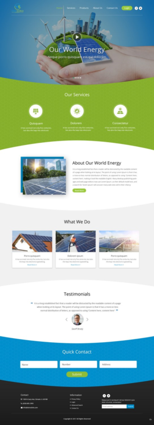 Web Design by pb for this project | Design: #15991420