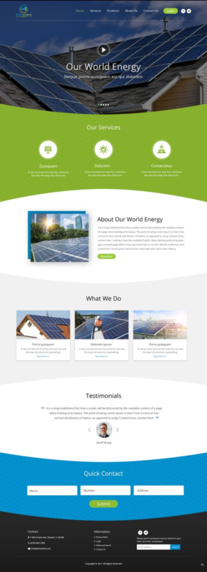 Web Design by pb for this project | Design: #15991421
