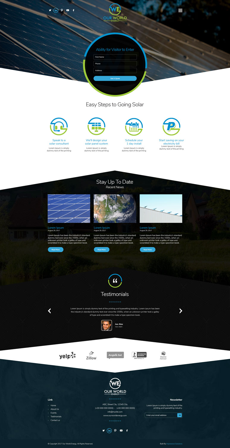 Web Design par Impressive Solutions pour ce projet | Design #15946966