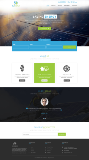 Diseño Web por Abhinav Katiyar para este proyecto | Diseño #15975214