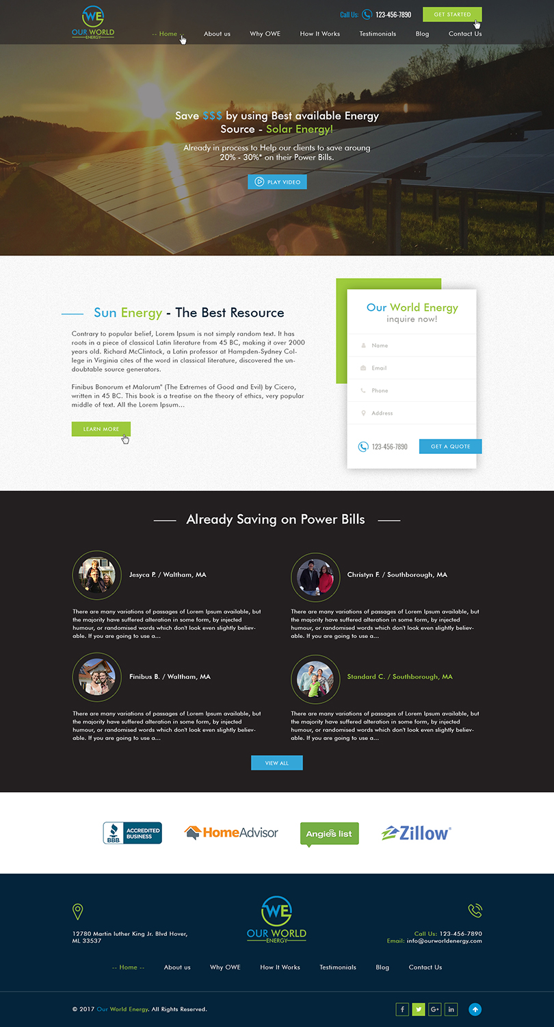 Web Design by Ved Web Services for this project | Design #15958908