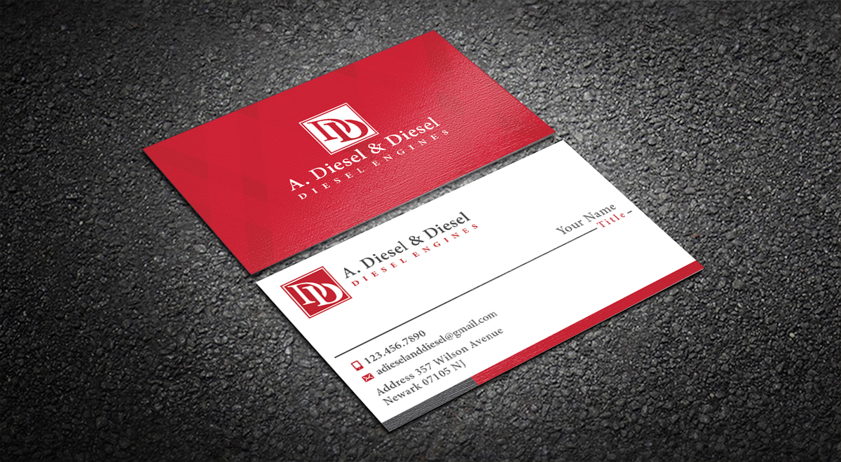 Visitenkarten-Design von Ethien für A. Diesel & Diesel | Design #15962240